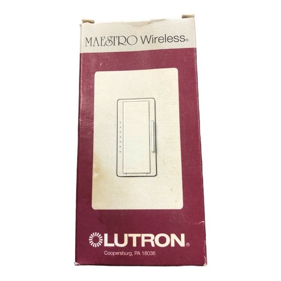 Lutron MRF2-600M-IV Maestro Wireless Multi-Location RF Dimmer Switch Ivory - Picture 1 of 6